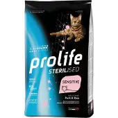 PROLIFE Cat Sensitive Steriliseret svinekød & ris - 7 kg