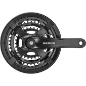 Shimano FC-TY501 krank-sæt 175 mm 48/38/28T 6-8 år med kædeskærm