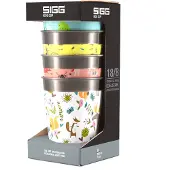 SIGG Kids Cup Set, Flerfarvet, Rustfrit stål, Rustfrit stål, Kina, 350 ml, 8,4 cm