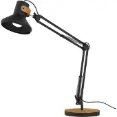 Unilux Lampe, Baya Bamboo, sort/træ
