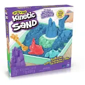 Kinetic Sand Sandbox-sæt - Blå
