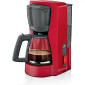 Bosch Caffemester Filter - - TKA3M134 MyMoment - Rød - glaskande - Aroma Plus funktion - holder varm i op til 60 min