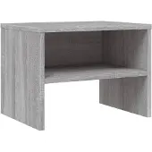 vidaXL Sengebord 40x30x30 Cm Konstrueret Træ - 1 / Grå sonoma-eg