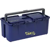 Raaco Compact 15, Værktøjskasse, Polypropylen, Blå, 20 kg, Hængsel, 426 mm