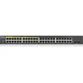 Zyxel GS1900-48HPv2, 48-port + 2 SFP GbE L2 Smart Switch,Rackmount, 170W PoE+