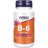 Now , B-6, 100 mg, 100 Veg Kapsler