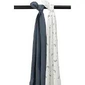 Meyco Baby Moon 120x120 Cm Musselin 2 Enheder