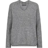 Mos Mosh Pullover grå-meleret