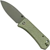 We Knife Banter Linerlock Green Micarta