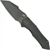 We Knife High-Fin Framelock Black
