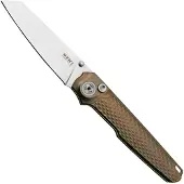 MKM-Maniago Knife Makers Miura Button Lock Ti Bronze