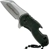 Smith & Wesson Drive foldekniv, black stonewash