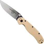 Ontario RAT II Linerlock Desert Tan D2