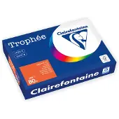 Clairefontaine kopipapir A4 80 g orange, 500 ark