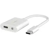 Belkin Rockstar 3.5mm & Usb-c Npa004btwh Usb-c Til Hdmi-adapter