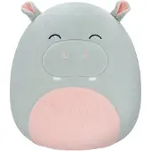 Squishmallows Bamse - 30 cm - Harrison Hippo - - OneSize - Bamse