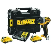 DeWalt SKRUETRÆKKER 12V 1/4" DCF601D2 8Nm 2x2.0Ah