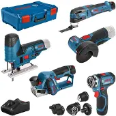 Bosch Professional 12v 0615a0017d Elektrisk Værktøjssæt
