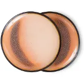 HK Living 70's tallerken Ø 17,5 cm 2-pak Horizon