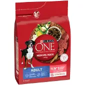 Purina One Nestle Voksen Oksekød Og Ris Hundefoder 12 Kg