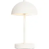 QAZQA Udendørs bordlampe hvid genopladelig inkl. LED 3-trins dæmpbar - Keira