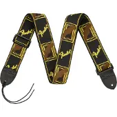 Fender Sort Gul og Brun Mono Strap