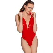 Black Level Tight-Fitting Vinyl Body with Zippers