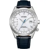 Citizen Herreur CB0270-10A Radio Controlled Hvid/Læder Ø43 mm