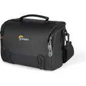 Lowepro Adventura SH 160 III kamera axelväska med justerbar/avtagbar axelbandspåse för spegelfri kamera kompatibel med Sony Alpha 7 -serien svart