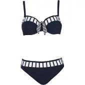 Sunflair Bikini navy / hvid