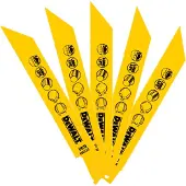 DeWalt DT2385-QZ, Stiksavklinger, Metal, High Carbon Steel (HCS), Gul, 15,2 cm, 1,1 mm