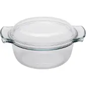Pyrex gryde med låg gennemsigtigt glas (2,1 L)