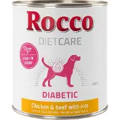 Rocco Diabetic Kylling & Okse med Ris 800g 24 x 800 g