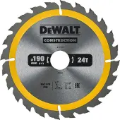 DeWalt DT1944-QZ, Segmenteret kantdiamantskive, Tørskæring, Metal, Træ, 3 cm, 19 cm, 1 stk