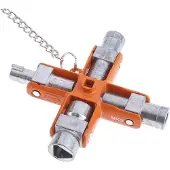 Bahco 9-i-1-nøgle Til Kontrolskab 95x95 Mm
