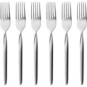 Gense Cake fork Twist 16 cm 6 pieces Glossy steel