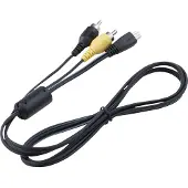 Canon AVC-DC400 - Video/audiokabel - sammensat video / audio - RCA han til digital kamera-konnektor han - for EOS 6D IXUS 17X, 18X, 190 IXY 180, 190, 200, 210, 650 PowerShot SX412, SX430, SX432