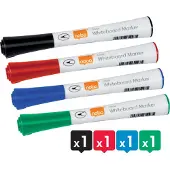 Nobo Whiteboardmarker Glide Fine ass p/4