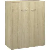 vidaXL Skænk 60x30x75 Cm Konstrueret Træ - Sonoma-eg