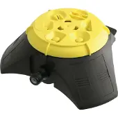 Kärcher MS 100, Multifunktionelt vandsprinkler, 78 m², 4 bar, Sort, Gul