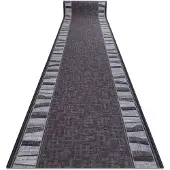 Rugsx Gummibelægning LINEA grå 100cm 100x240 cm