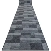 Rugsx Gummibelægning ICONA grå 100cm 100x410 cm