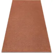 Rugsx Tæppe SOFTY Enkelt, enfarvet terracotta 80x150 cm