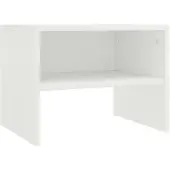 vidaXL sengeskab 40 x 30 x 30 cm spånplade hvid