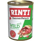 Rinti Økonomipakke: 24 x 400 g Kennerfleisch - Vildt