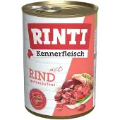 Rinti Økonomipakke: 12 x 400 g Kennerfleisch - Okse