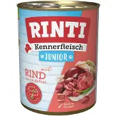 Rinti Økonomipakke: 12 x 800 g Kennerfleisch - Junior: Okse