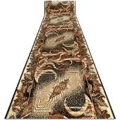 Rugsx Fortovet BCF LIŚĆ beige (AGAWA) 160 cm 160x330 cm