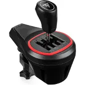 Thrustmaster TH8S Shifter, PlayStation 5, PlayStation 4, Xbox One, Xbox Series S, Xbox Series X, PC, Gearsift-tilbehør til racersimulationsrat, Sort, Rød, Metal, USB, Ledningsført