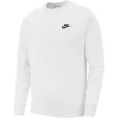 Nike Sweatshirt Crew Nsw Club - Hvid, størrelse X-Large